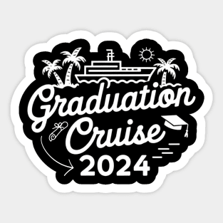 senior graduation cruise 2024 vacation Sticker